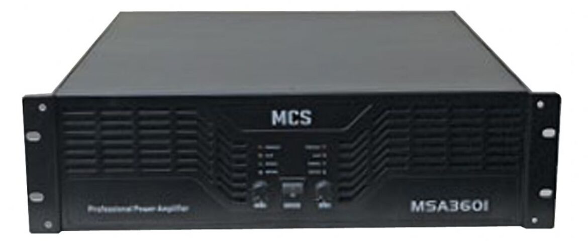 MCS 3601  POWER 2X1650W AMPLİFİKATÖR