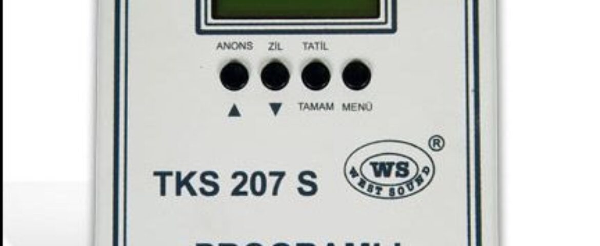 West sound TKS 207 S Programlı Okul Saati