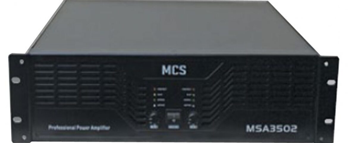 MCS 3502  POWER 2X1200W AMPLİFİKATÖR