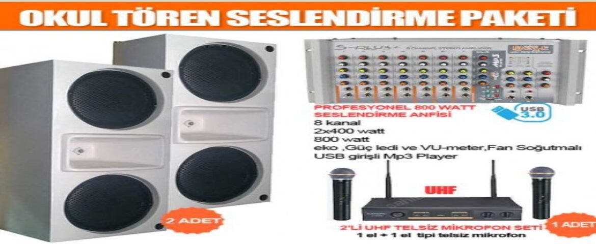 Okul Ses Sistemleri Paket 1