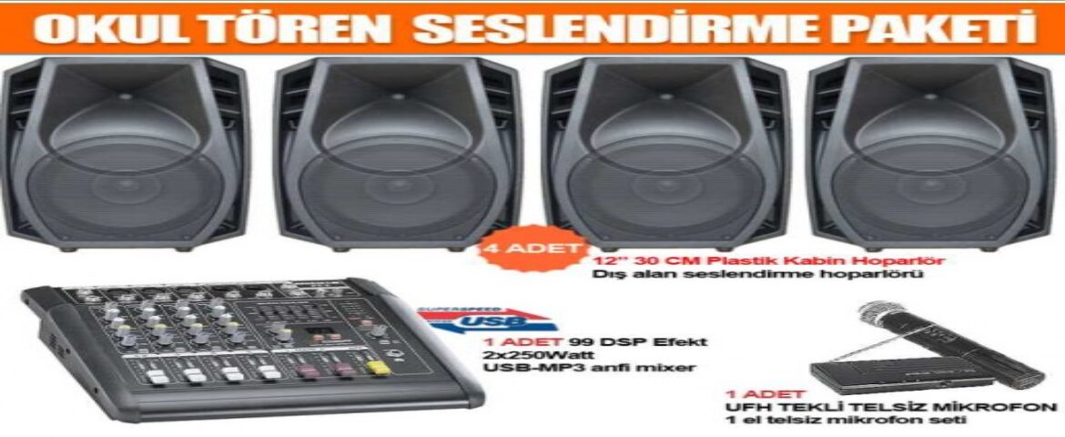 Okul Ses Sistemleri Paket 22